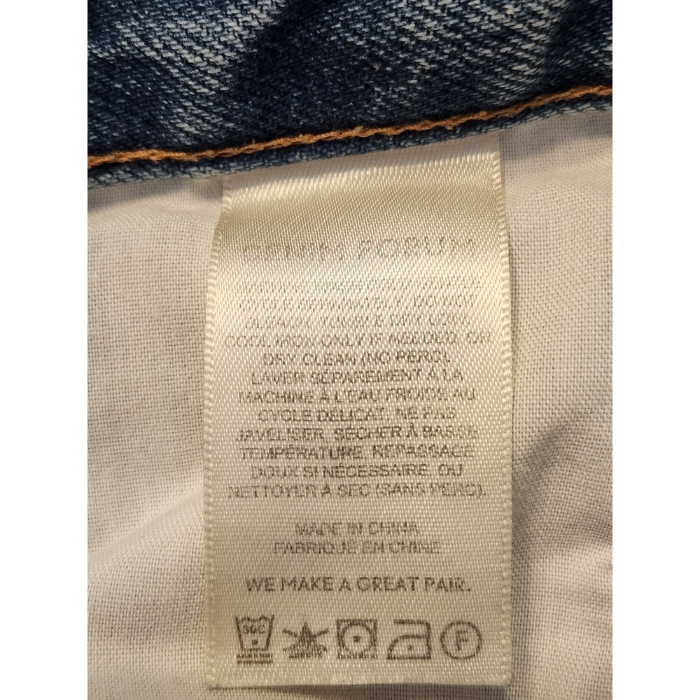 Denim Forum Joni High‎ Rise Loose Jeans Womens 27 Button Fly Aritzia Organic - Picture 10 of 11